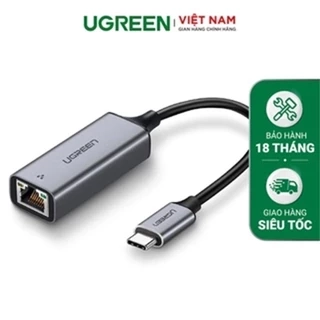 Cáp chuyển đổi USB type C sang cổng mạng LAN 1Gbps RJ45 UGREEN CM199 50737 - Hàng phân phối chính hãng