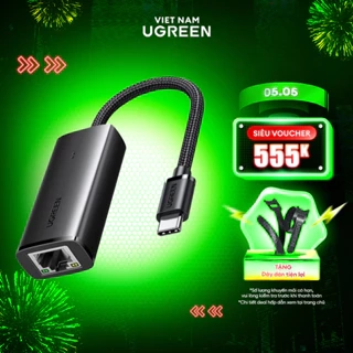 Cáp chuyển USB 2.0 3.0 sang mạng Lan Ugreen CM650 | Tốc độ 100/1000Mbps |Truyền dữ liệu 480Mbps/5Gbps |BH 18T 1 đổi 1
