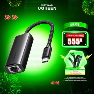 Bộ chuyển USB-A/USB-C to Lan Ugreen CM650 | Tốc độ mạng 100/1000Mbps |Truyền dữ liệu 480Mbps/5Gbps |BH 18T 1 đổi 1 15632