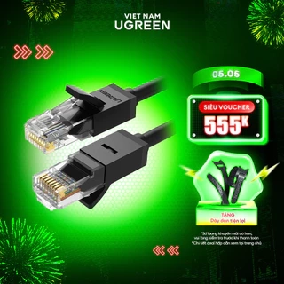 Cáp mạng Cat6 UGREEN NW102 | Lõi 26AWG CCA nhôm mạ đồng sử dụng trên các mạng Ethernet / RJ45 | Bảo hành 18 tháng 1 Đổi1