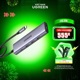 Hub chuyển đổi Type C UGREEN 15495 15596 60560 HDMI 4K30Hz PD 100W | Bảo hành chính hãng 18 tháng 1 đổi 1