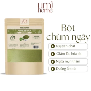 Bột đắp mặt nạ Chùm Ngây nguyên chất UMIHOME 40G ngăn ngừa mụn, mờ thâm nám dưỡng ẩm se khít chân lông