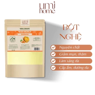 Bột Nghệ nguyên chất UMIHOME hữu cơ 40g đắp mặt nạ làm sạch mụn hiệu quả