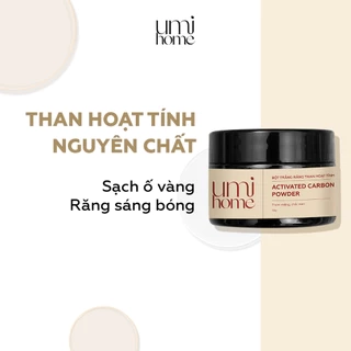 Than hoạt tính trắng răng UMIHOME (30g) - Răng trắng với than hoạt tính bột than tre đánh trắng răng