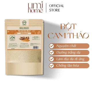 Bột Cam Thảo hữu cơ UMIHOME nguyên chất Licorice powder 100% Organic 40G