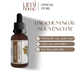 Dầu Chùm Ngây dưỡng ẩm giảm kích ứng da hữu cơ UMIHOME nguyên chất | Moringa oil 100% Organic 30ML