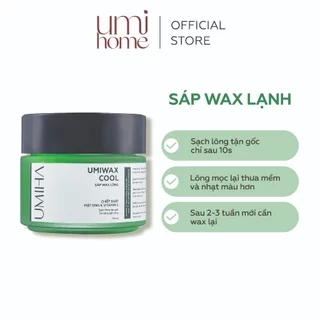 Sáp Wax Lông UMIWAX 95gr UMIHA dùng cho vùng lông nách, chân tay, body hiệu quả