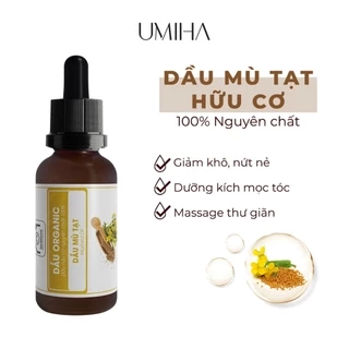 Dầu Mù Tạt Nguyên Chất UMIHA 10/ 30ml Dưỡng Ẩm Làm Sạch Da, Ngăn Ngừa Mụn Trứng Cá