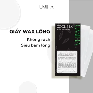 Giấy wax lông siêu dai siêu bám dính UMIHA - Giúp wax lông hiệu quả hơn gấp 3 lần