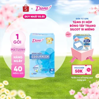 Băng vệ sinh Diana hàng ngày Sensi Cool Fresh 40 miếng/gói