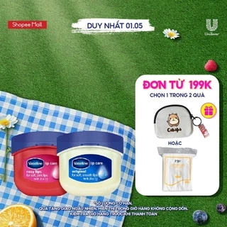 Bộ 2 sáp dưỡng môi Vaseline Lips Care dạng hũ 7g: Hồng Xinh và Mềm Mịn (7gx2)