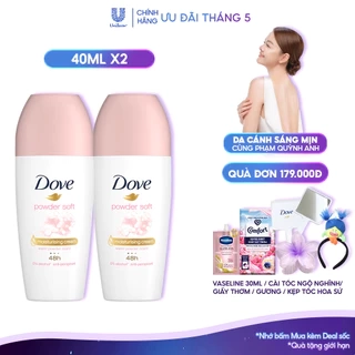 [CHÍNH HÃNG] Lăn khử mùi Dove dưỡng da sáng mịn dành cho nữ 40 ml