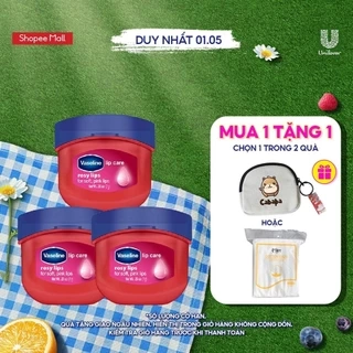 Combo 3 hũ sáp dưỡng môi Vaseline Lips Care hồng xinh 7g