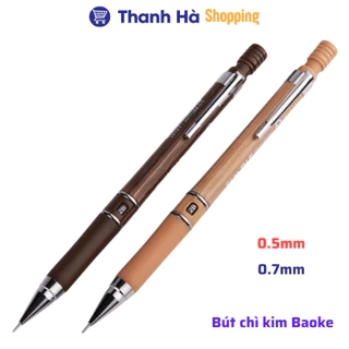 Bút chì kim Baoke ZD107 0.5mm - ZD105 0.7mm, bút viết chì kim bấm cơ khí 2B