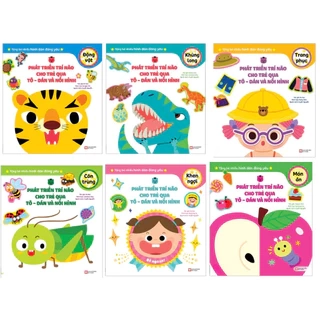 Sách - Bộ sách Phát triển trí não cho trẻ qua Tô - Dán và Nối Hình (Tân Việt Books)