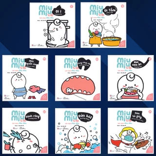 Sách Ehon Kĩ Năng Sống - Miu Miu Tự Lập Phần 2 - Song Ngữ Anh - Việt 1-6 tuổi (8 cuốn lẻ tùy chọn)