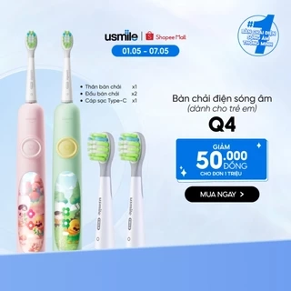 Bàn chải điện sóng siêu âm usmile P4 - Bảo hành 12 tháng