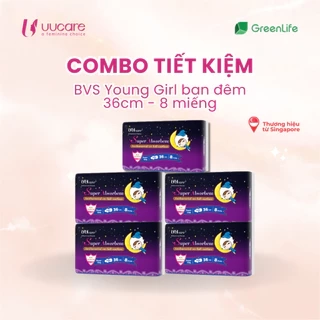 Combo tiết kiệm Băng vệ sinh UUcare Ergo ban ngày và đêm 28cm 8 Miếng