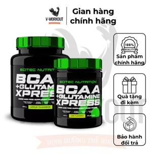 BCAA | BCAA + GLUTAMINE XPRESS 600G LIME FLAVOUR | Phục Hồi, Chống Dị Hóa, Phát Triển Cơ Bắp | SCITEC NUTRITION