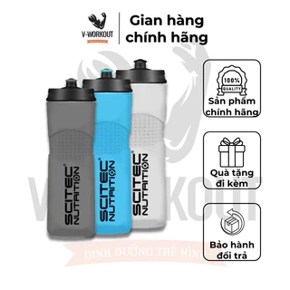 Scitec Bike Bottle 650ml - Bình nước thể thao đạp xe chạy bộ - Chính hãng V-Workout