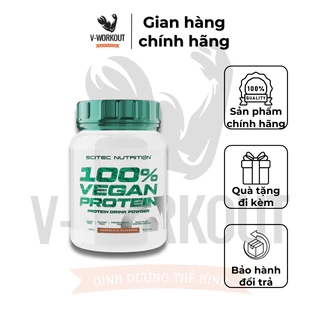 Vegan Protein | Scitec Nutrition Vegan Protein hộp 1000g - 30 serving - Bổ sung protein chay, tăng cơ