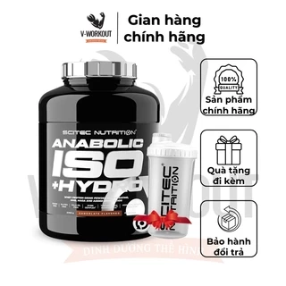 Whey Protein | ANABOLIC ISO + HYDRO Hộp 2350G | Siêu phẩm Whey Protein tăng cơ | Scitec Nutrition