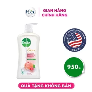 Sữa Tắm Dettol Hương Đào & Phúc Bồn Tử 950g