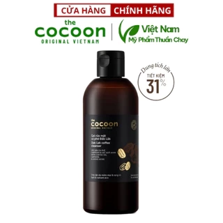 Bigsize - Gel rửa mặt cà phê Đắk Lắk Cocoon cho làn da tươi mới và rạng rỡ 310ml - Mỹ phẩm thuần chay