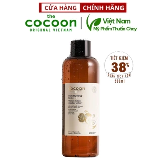 Nước tẩy trang bí đao The Cocoon Vietnam 500ml thuần chay cho da dầu mụn - Special Deal