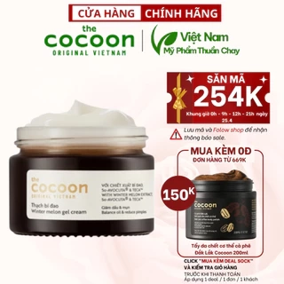 Thạch Bí Đao cocoon (kem dưỡng ẩm) cấp ẩm và ngừa mụn 30ml