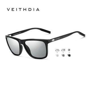 Kính Râm VEITHDIA 6108 Gọng Nhôm + TR90 Phong Cách Vintage Cho Nam/Nữ