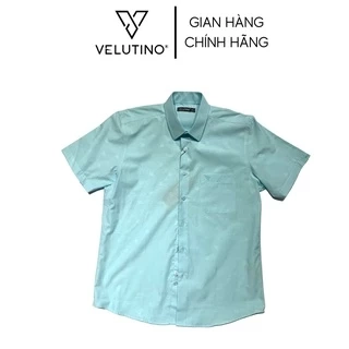 Áo sơ mi nam Velutino ngắn tay cao cấp công sở vải mát mịn không nhăn SMC211