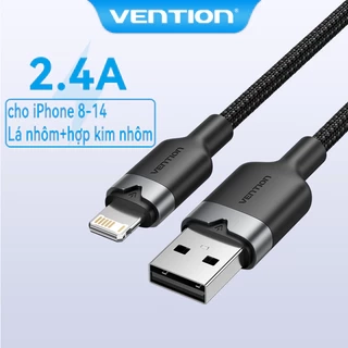 Cáp USB A Vention iPhone 2.4A Cáp Lightning sạc nhanh cho iPad Cáp dữ liệu sạc điện thoại Mini