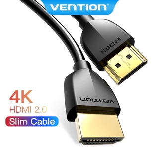 Dây cáp HDMI 2.0 Vention siêu mỏng 4K 60Hz 3D đầu mạ vàng cho TV/ máy chiếu/ PS4