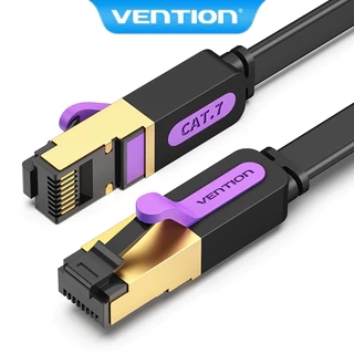 Dây cáp mạng Vention Cat7 10Gbps Truyền Dữ Liệu Tốc Độ Cao Lan Cat 7 Dẹt cáp Cho PC / Laptop / TV Box