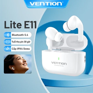 Tai nghe không dây thực sự Vention có Bluetooth 5.4, 10m Kết nối ổn định IPX chống nước - Tai nghe Bluetooth trong tai để sử dụng thể thao và hàng ngày