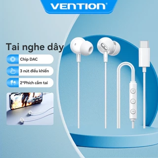 Tai nghe Vention ECHO LITE 3.5mm Tai nghe có dây trong tai có MIC cho máy tính bảng Máy tính xách tay Điện thoại Tai nghe Tai nghe có dây