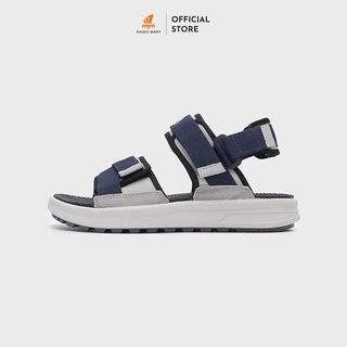 Giày Sandal Nam nữ 2 quai ZX 2822 Navy Grey bản to phối quai dán chéo quai sau tháo rời có đệm gót đế EVA phylon mới