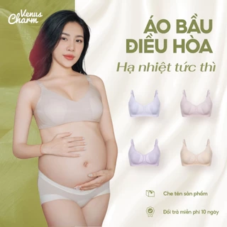 Áo lót bầu mặt nạ điều hòa lành tính tạm biệt nóng bí chống chảy xệ và cho con bú Venus Charm W127