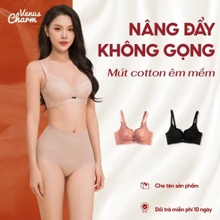 Áo lót nữ nâng đẩy ngực tự nhiên Venus Charm 6195 không gọng thoải mái