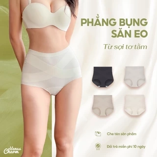 Quần lót cạp cao gen bụng không viền định hình vòng eo Venus Charm N8499
