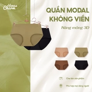 Quần lót nữ không viền Venus Charm chất liệu cotton gỗ sồi mịn không đường may