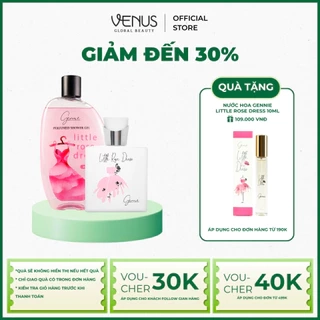 Bộ đôi Nước hoa và Sữa tắm nước hoa Nữ Gennie Little Dress 50ml + 450ml