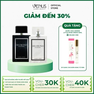 Nước hoa Nam Nữ Laura Anne Diamond Homme - Femme 45ml