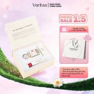 Hộp Quà VERITES phong cách nhẹ nhàng nữ tính ấm áp gồm Nước Hoa 50ml & 10ml EDP