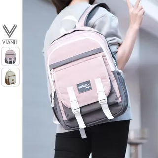 Balo nữ thời trang đẹp đi học đi làm gọn nhẹ nhiều ngăn size to để laptop 14 15.5 inch Gumely G11 ViAnh Store