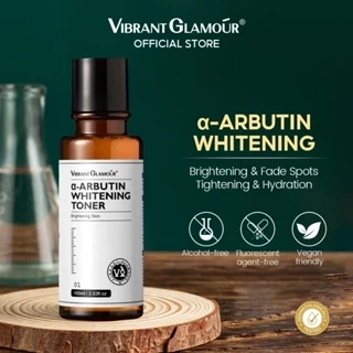 Toner α-Arbutin VIBRANT GLAMOUR làm trắng, giảm thâm, tàn nhang và dưỡng ẩm cho da mặt 100ml