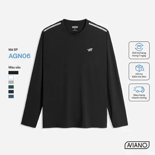 Áo Thun Nam Dài Tay AVIANO, Vải Heattech Cao Cấp, Co Giãn 4 Chiều Thoải Mái Vận Động