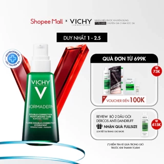 Kem dưỡng dạng gel sữa cho da mụn với tác động kép Vichy Normaderm Double-Correction Daily 50ml