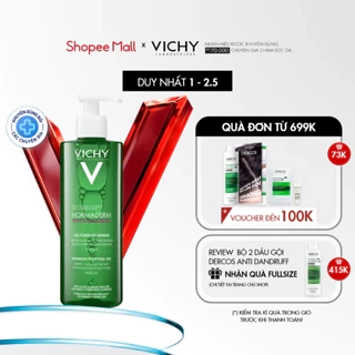 Sữa rửa mặt dạng gel làm sạch sâu giảm bã nhờn Vichy Normaderm Intense Purifying Cleanser 200ml